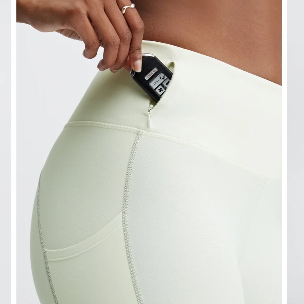 Fabletics Cold Weather Silver Reflective High-Wai… - image 4